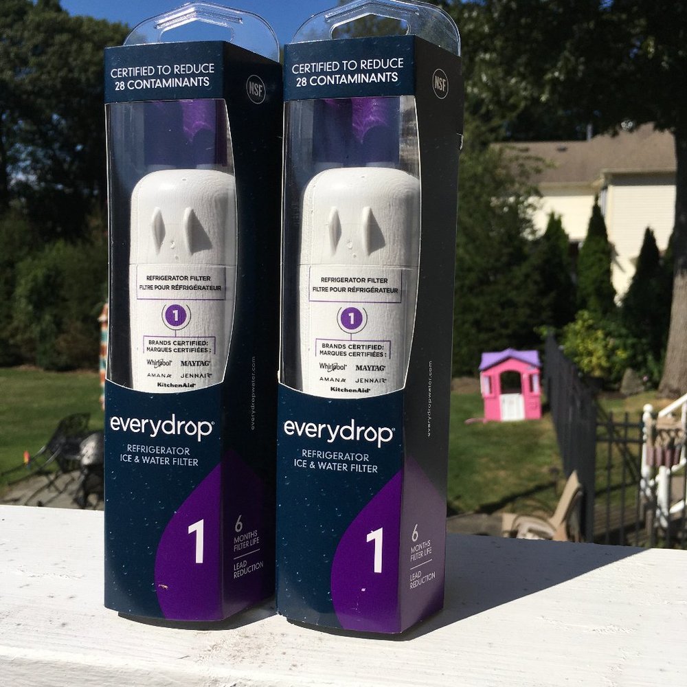 EveryDrop Refrigerator Ice and Water Filter 1 - EDR1RXD1- 2 PACK